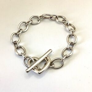 Heart bracelet Solid Sterling Silver